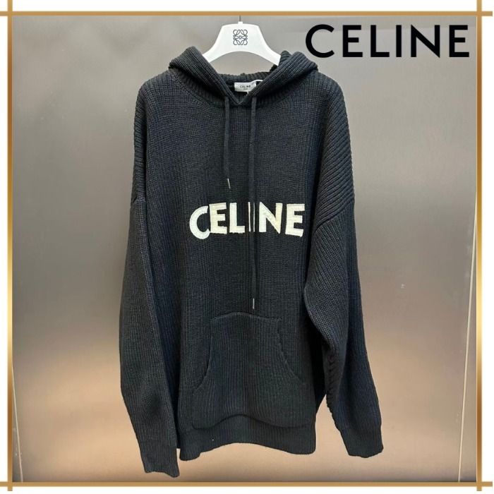 国内即日発送】CELINE セーター / リブ編みウール (CELINE/パーカー