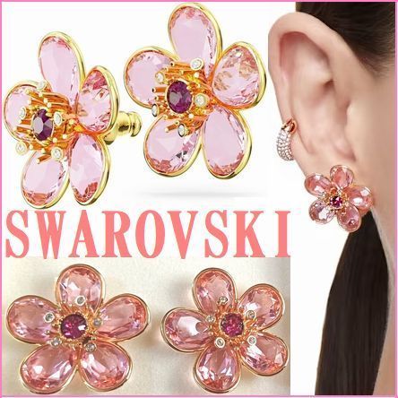 SWAROVSKI スワロフスキーFlorereスタッドピアス 追跡送料関税込