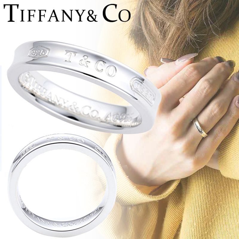 国内直営 **Tiffany & Co** 1837リング シルバー ナロー (Tiffany & Co