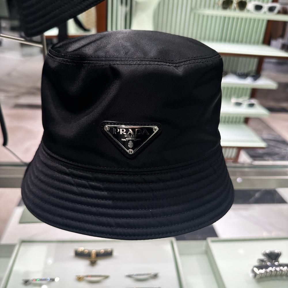 PRADA バケットハット 正規品 ブラック S