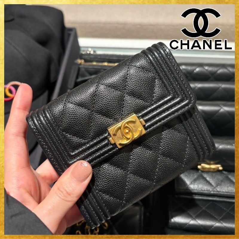 定番人気☆入手困難】CHANEL ボーイシャネル 三つ折り財布 (CHANEL