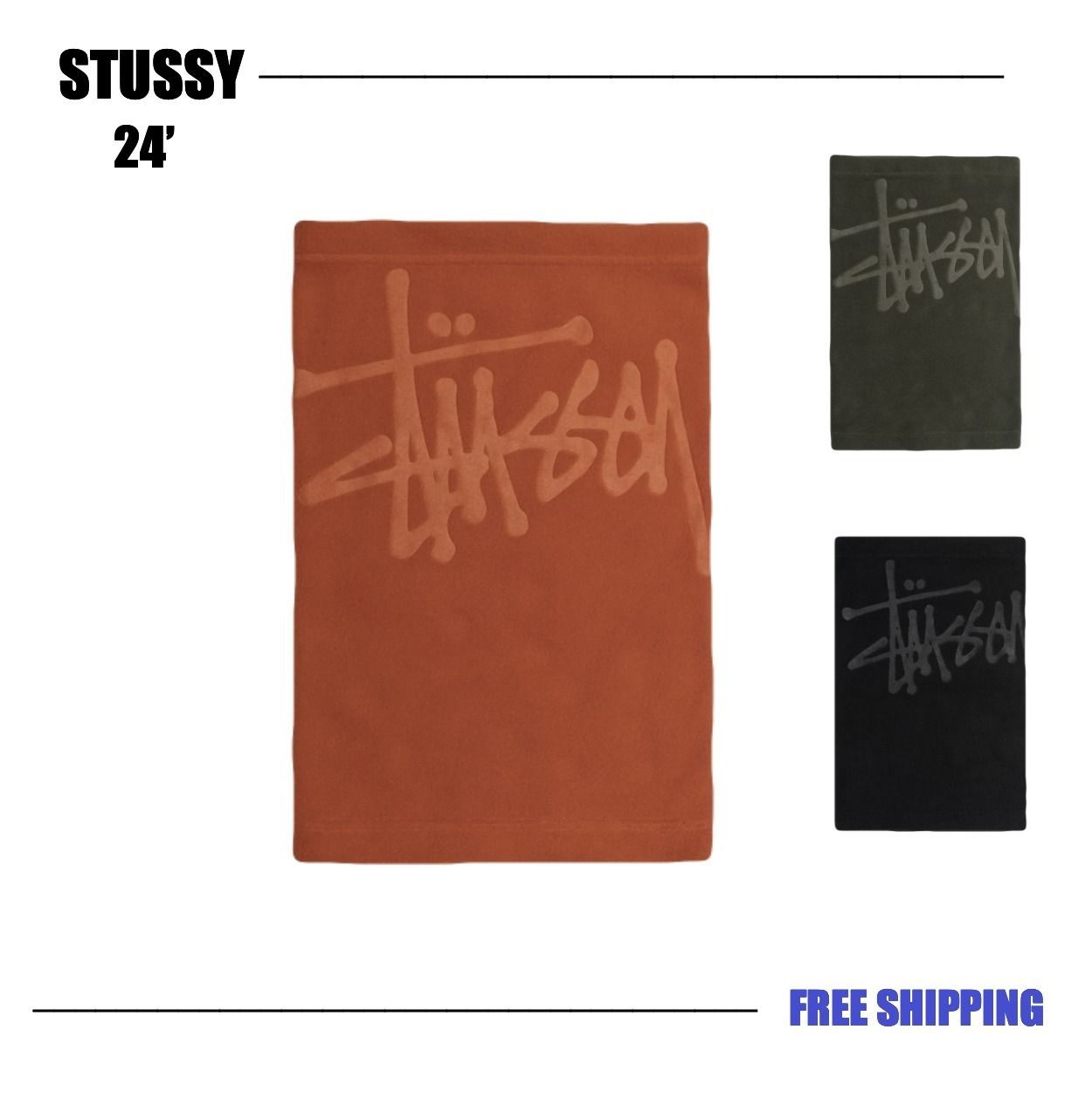 新作アイテム'24* Stussy Polar Fleece Neck Warmer (STUSSY/マフラー
