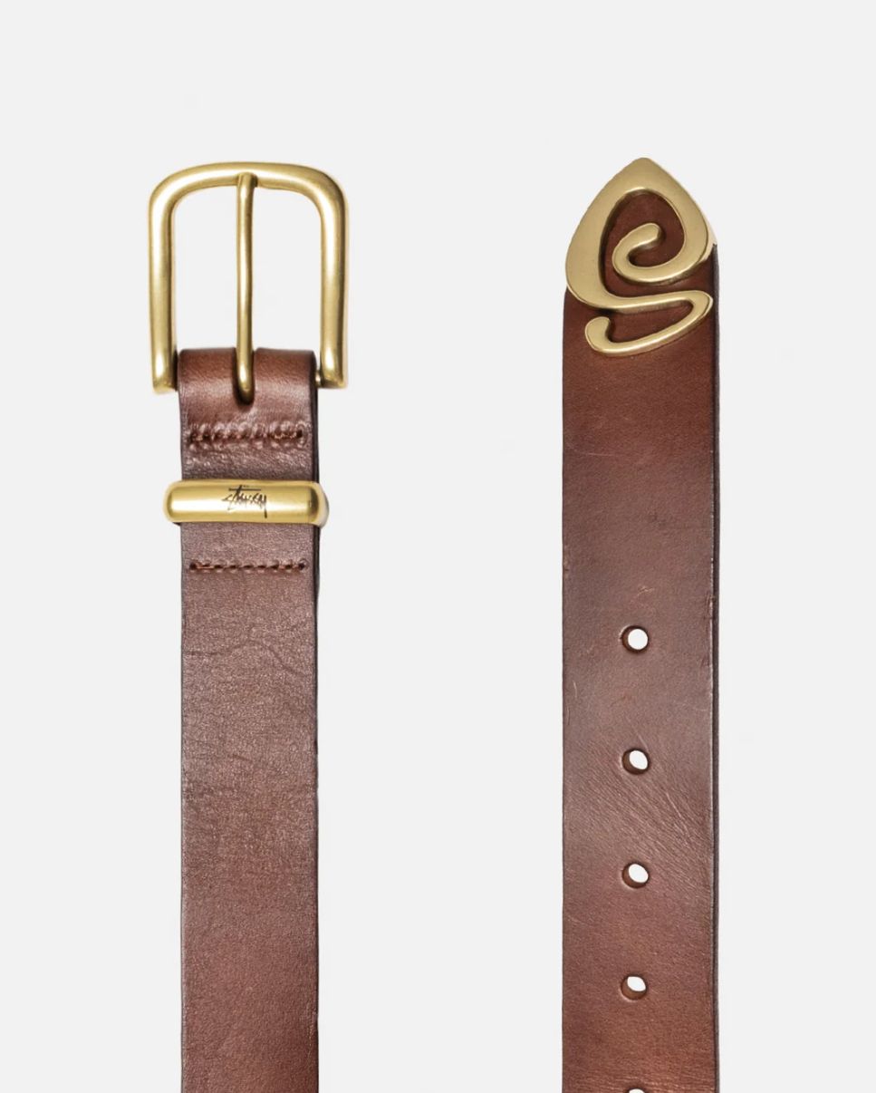 ☆2024SS 最新作☆STUSSY METAL S TIP BELT (STUSSY/ベルト) 103872438