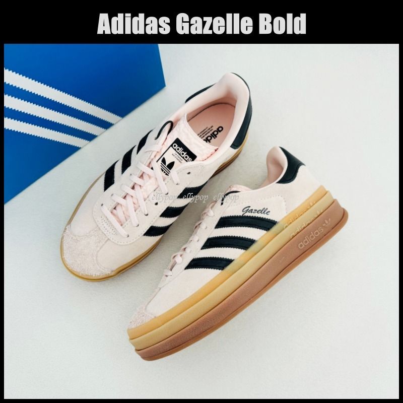 Adidas Gazelle Bold Wonder Quartz Core Black アディダス 厚底