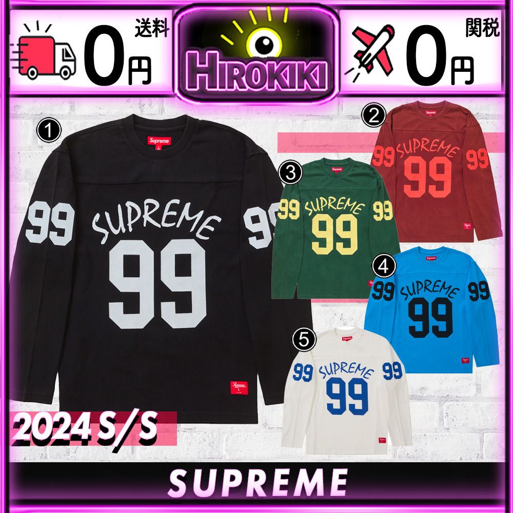 本物保証 /関税・送料無料】Supreme 99 L/S Football Top (Supreme