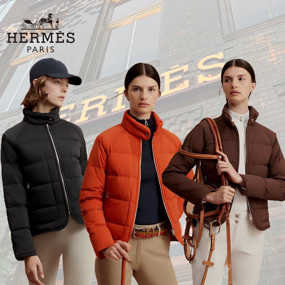 軽く暖かい♪普段使いに】HERMES ピウミーノダウンジャケット (HERMES