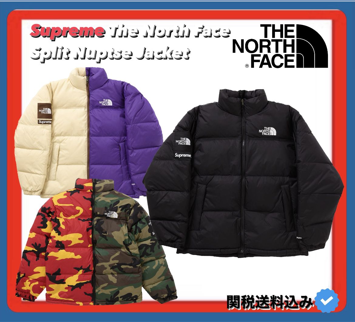 Supreme The North Face Split Nuptse Jacket (Supreme/ダウン