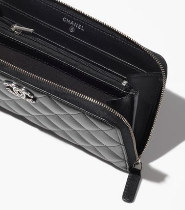 限定ロゴが可愛い♪】CHANEL ロング ジップ ウォレット 長財布 (CHANEL