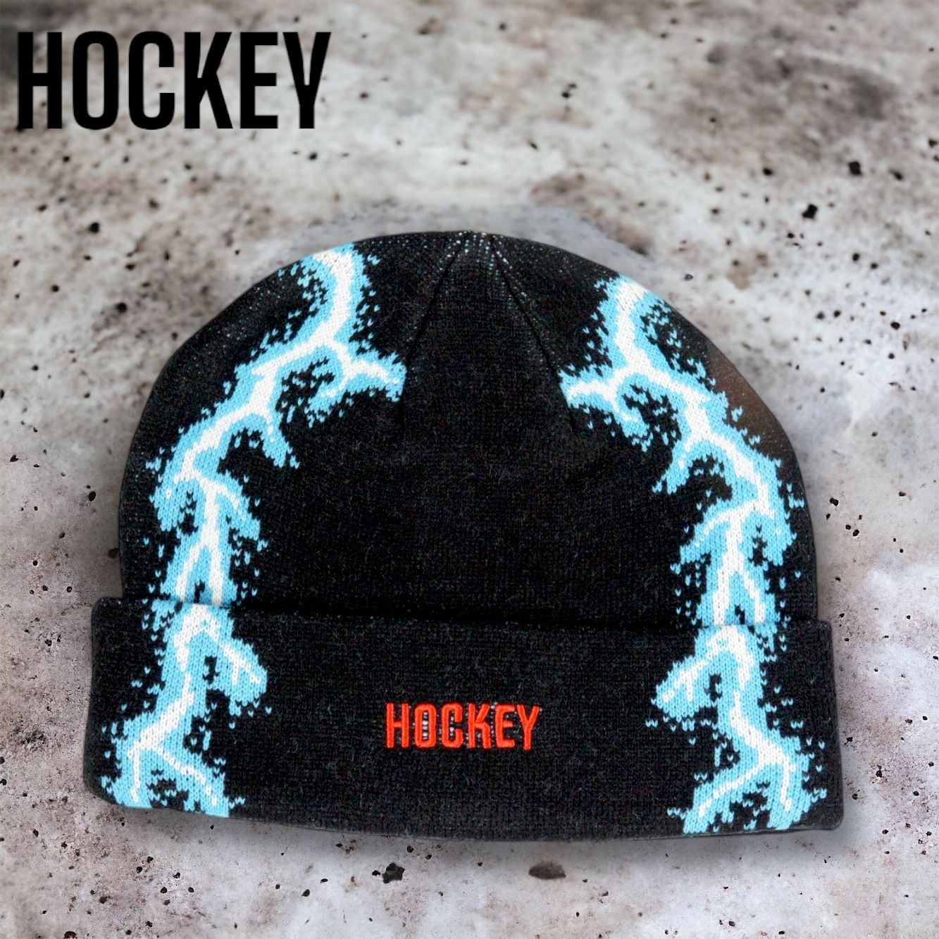 ◇HOCKEY Lightning Beanie ライトニングビーニー ニット帽 (Hockey