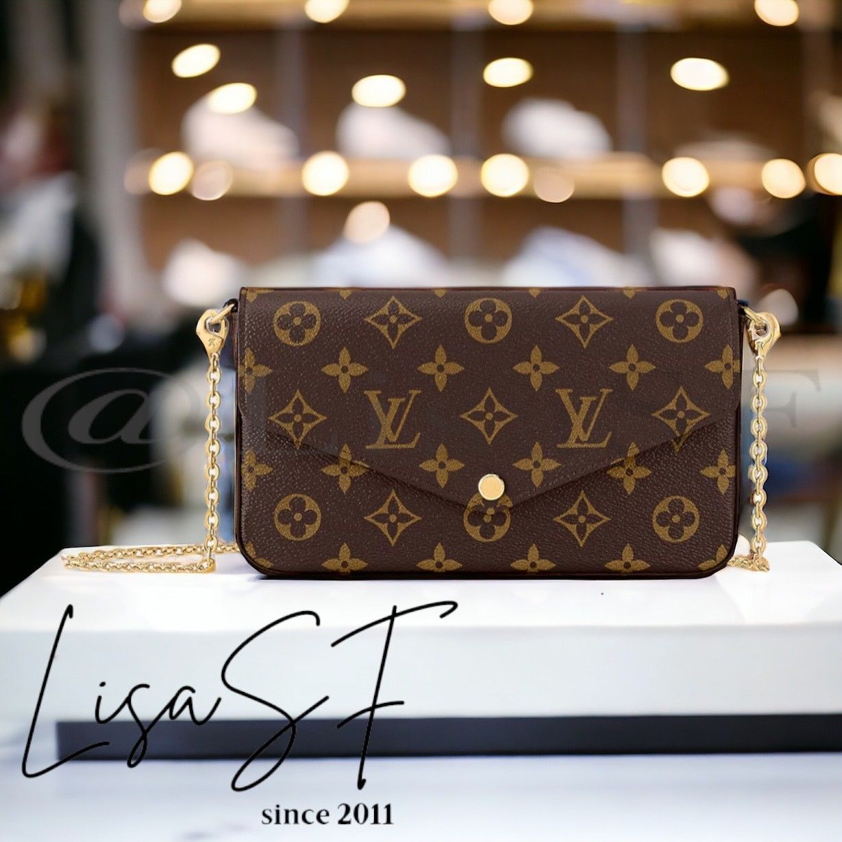 定番人気】Louis Vuitton☆モノグラム ポシェット・フェリシー (Louis