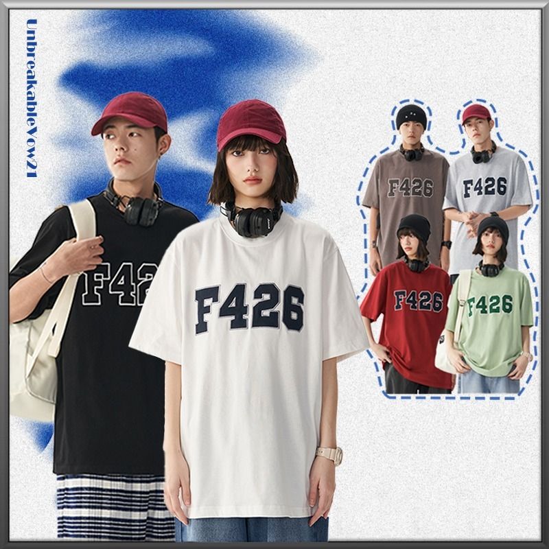 関送込み】F426*Logo T-shirts/6色/ユニセックス/N240023-1 (Tシャツ