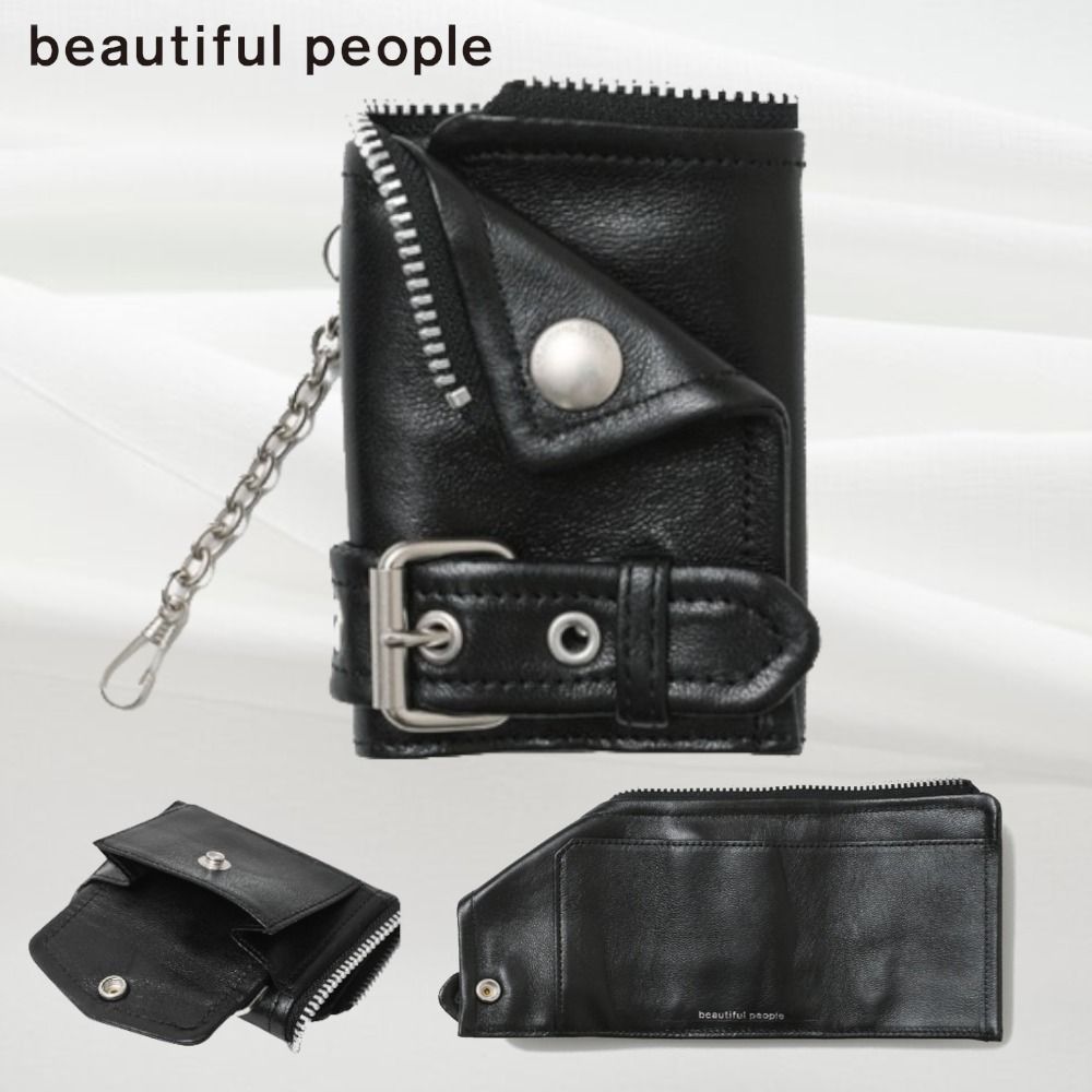 beautiful people】riders petit wallet (beautiful people/折りたたみ