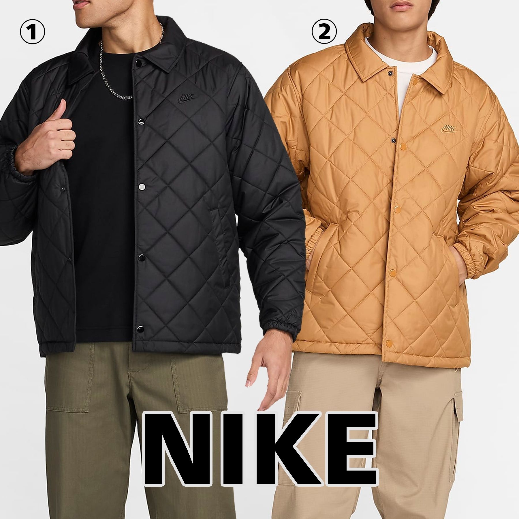 Nike】Lightweight Quilted Therma-FIT Insulated Jacket (Nike
