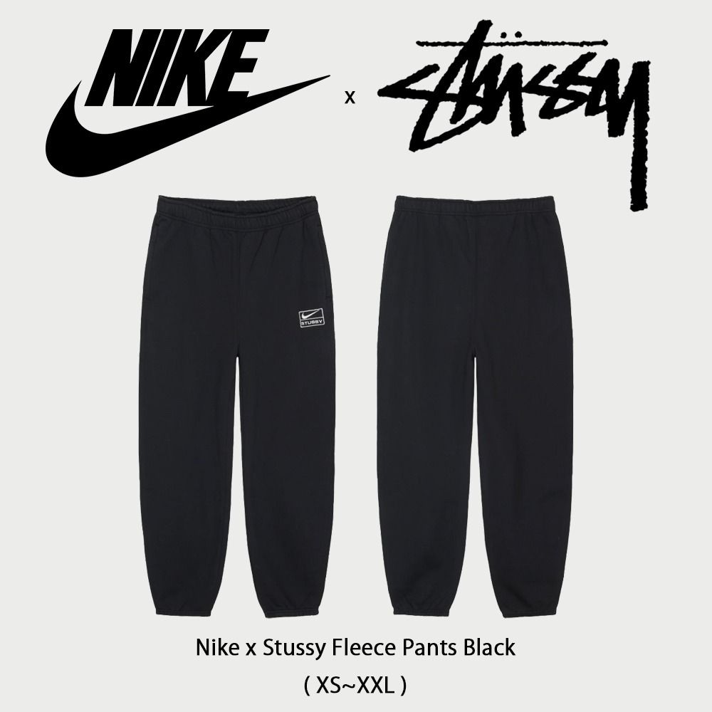Nike x Stussy】 Washed Fleece Pants Black (Nike/スウェットパンツ