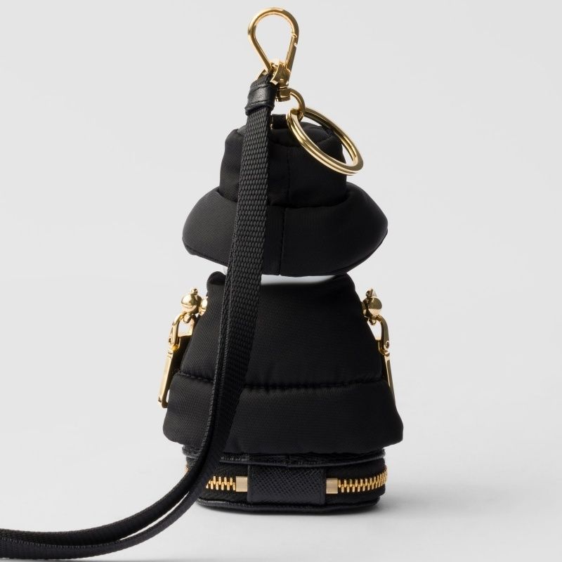 大人気】PRADA◇Re-Nylon ソフト ロボット バッグチャーム (PRADA/キー