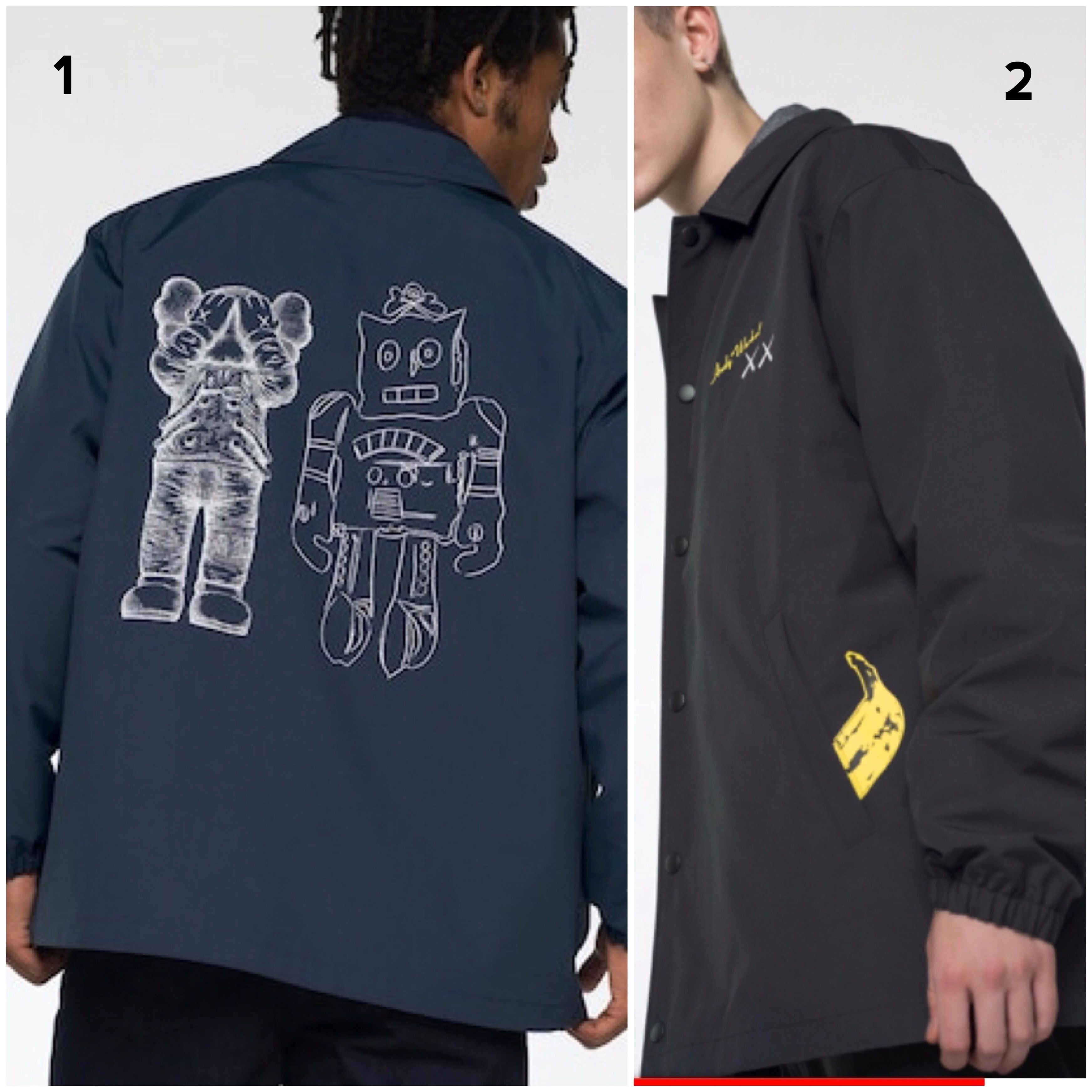 Uniqlo x KAWS】カウズ ウォーホル コーチジャケット (KAWS/ジャケット