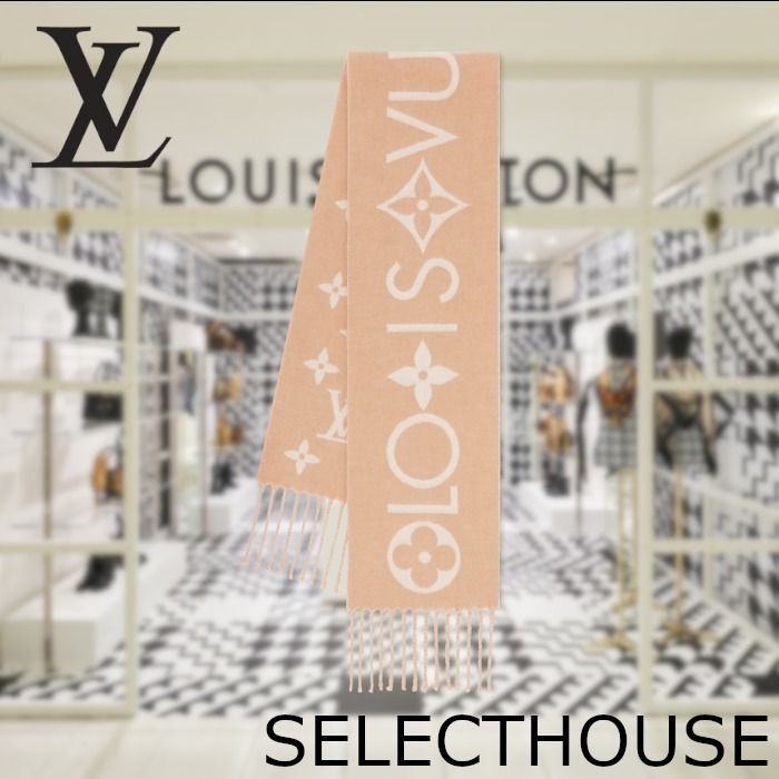 LOUIS VUITTON ルイヴィトン マフラー モノグラムインフィニティ