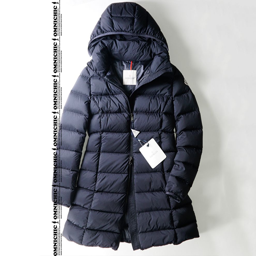 MONCLER モンクレール GIE ミドルダウンコートジャケット/紺/黒