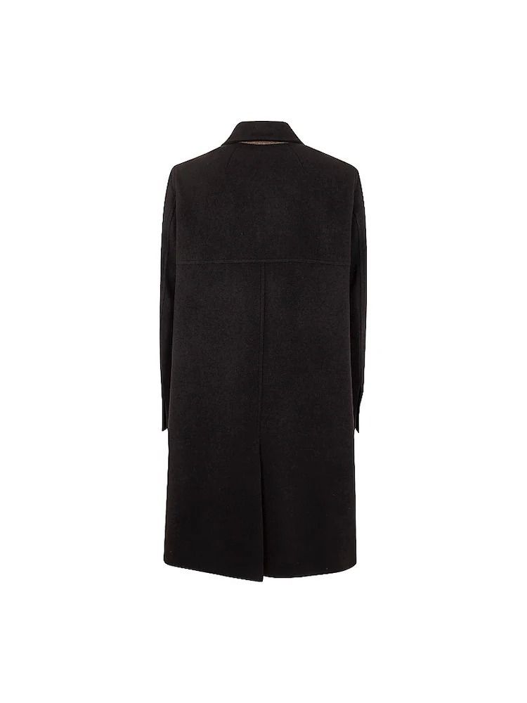 大人気! RICK OWENS ☆バージンウール Vネック ロングコート (RICK