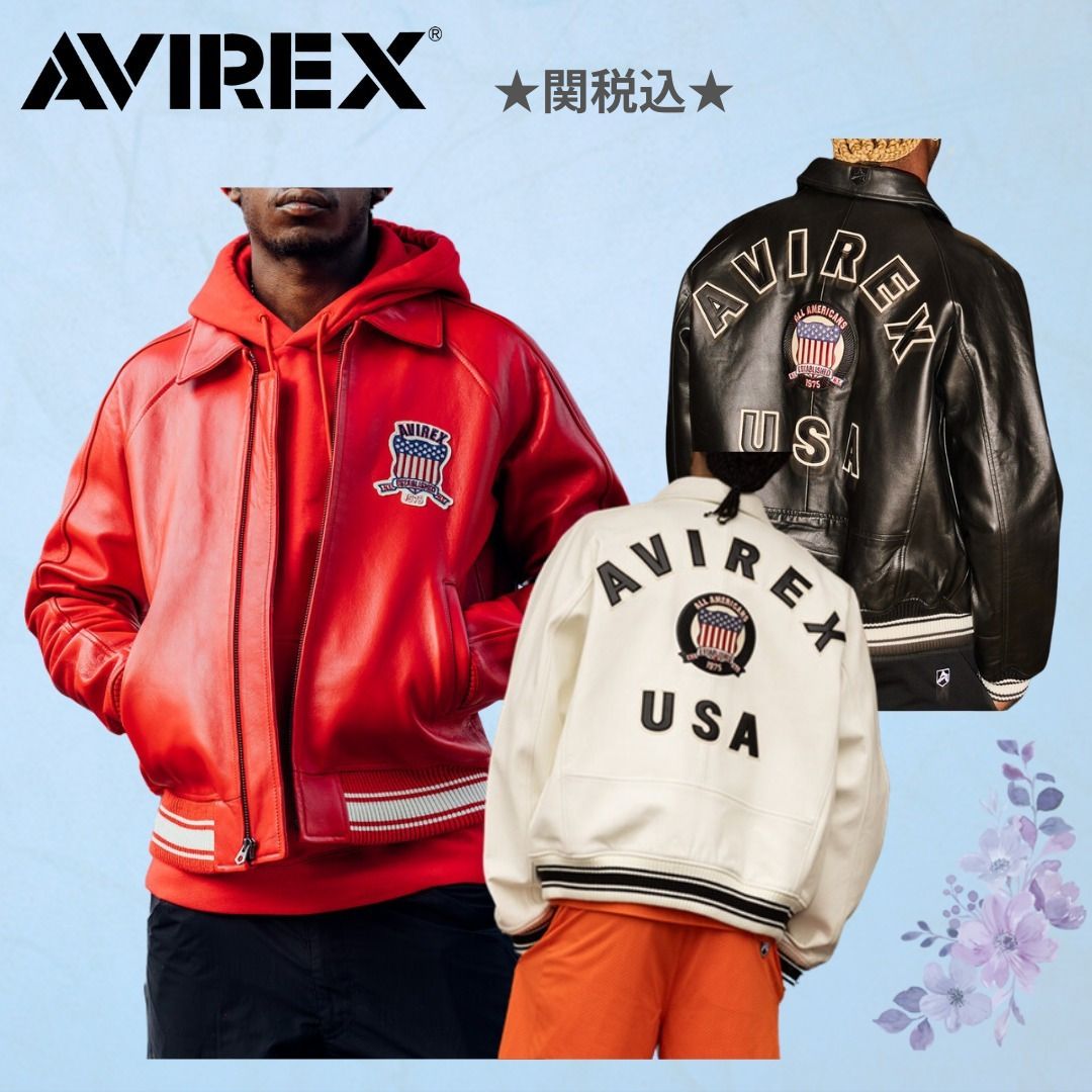 ☆日本未入荷！☆【AVIREX】アイコンジャケット (AVIREX/レザー
