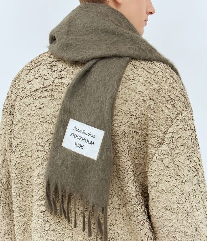 ACNE STUDIOS☆スキニー フリンジ アルパカ マフラー【送料込】 (Acne