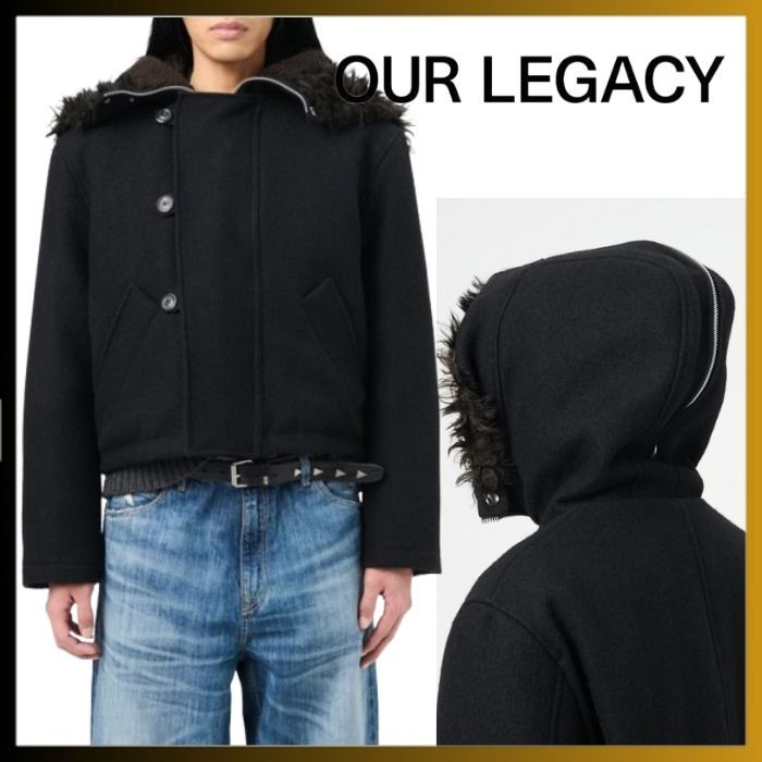 防寒◎厚手ウール&ファー】OUR LEGACY DULUTH ジャケット (OUR LEGACY