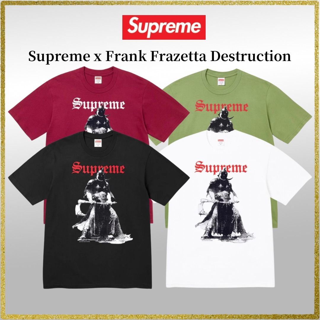 24FW】Supreme × Frank Frazetta Destruction Tee (Supreme/Tシャツ