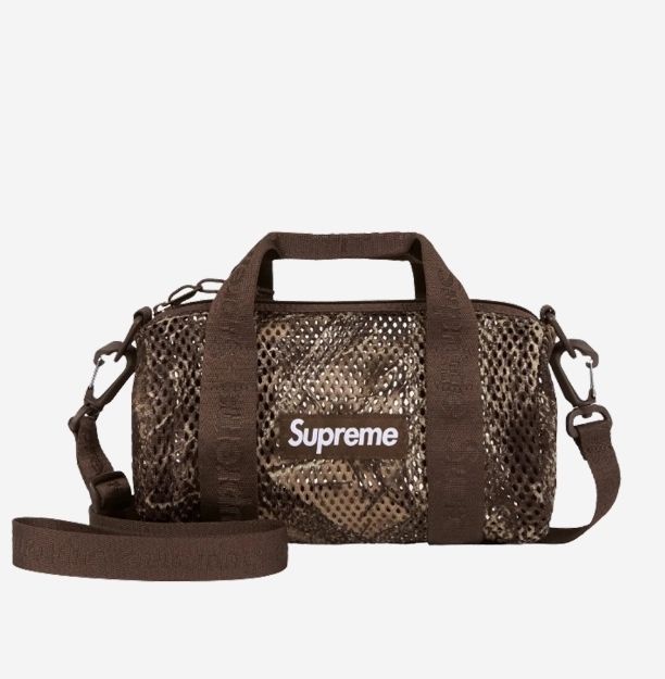 SUPREME】MESH MINI DUFFLE BAG TRUETIMBER KANATI CAMO 25SS (Supreme