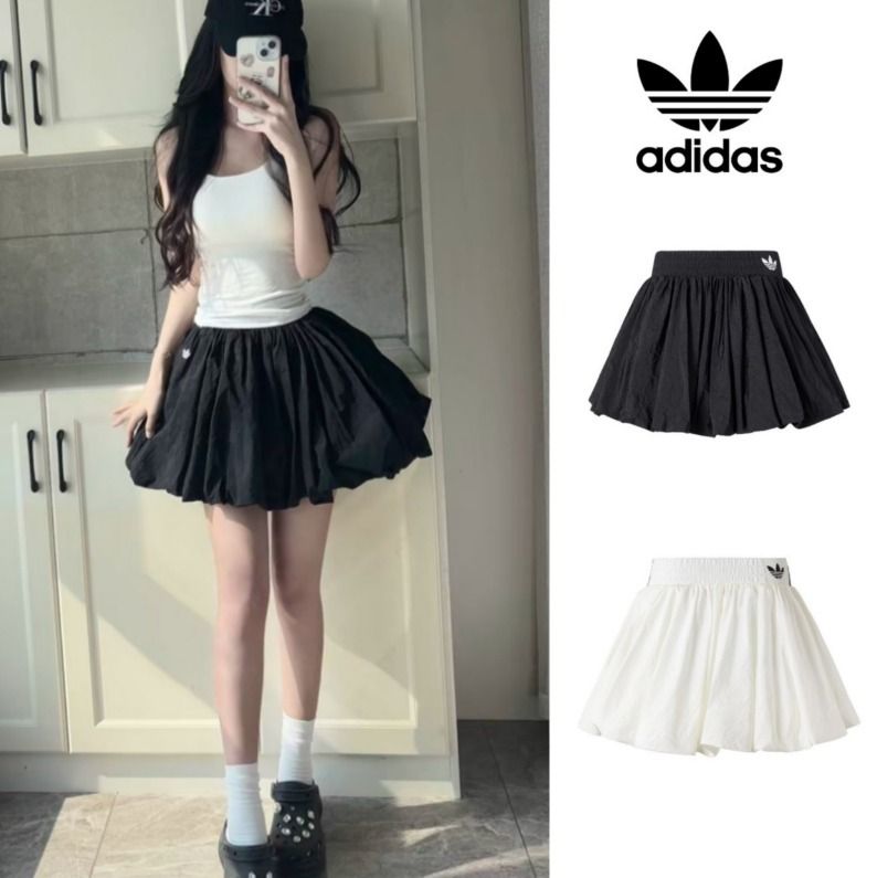 adidas】originals BUBBLE SKIRT ナイロンスカート ミニ (adidas/ミニ