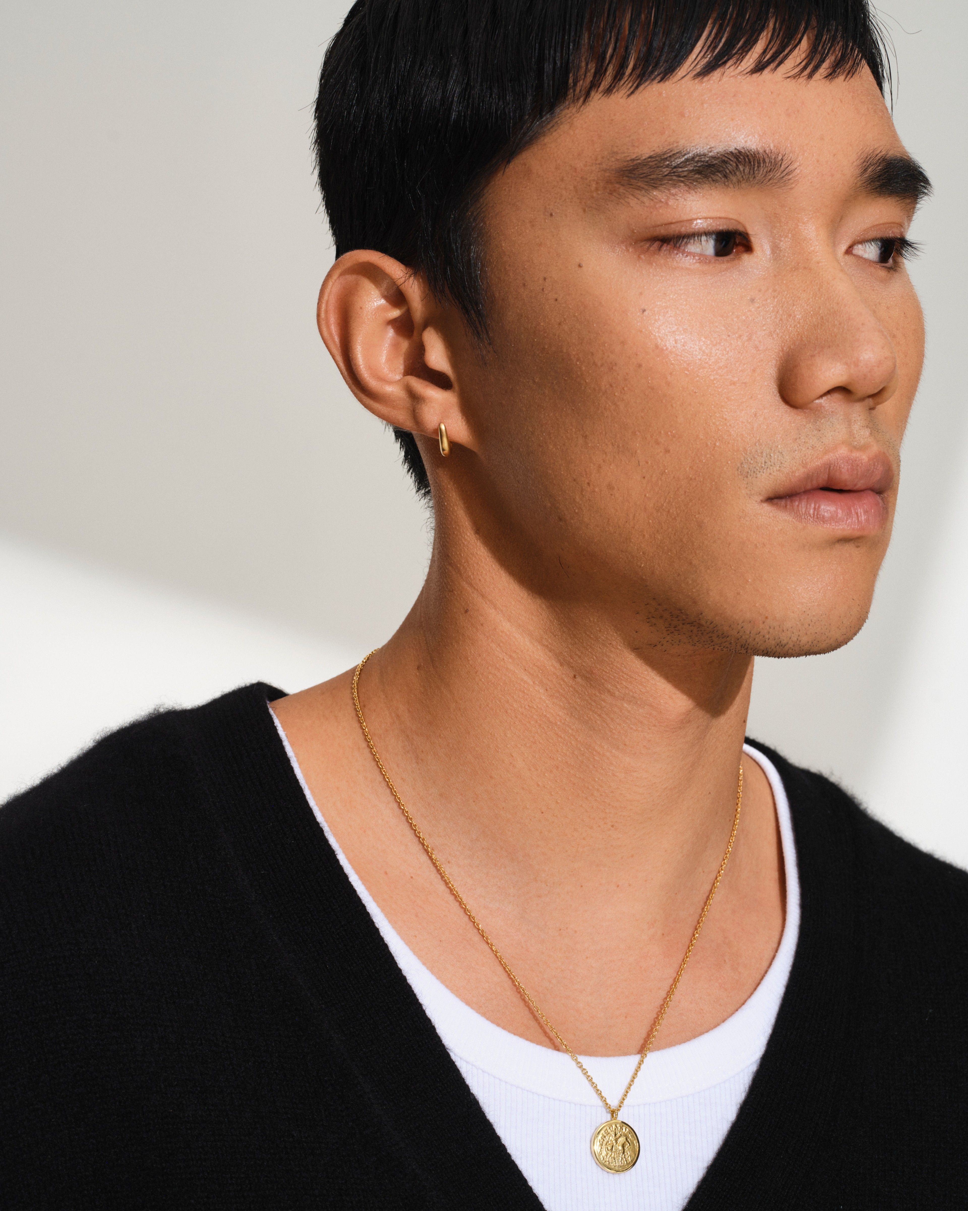 Tom Wood】ゴールド Liz Huggies Satin Gold ピアス (Tom Wood/ピアス
