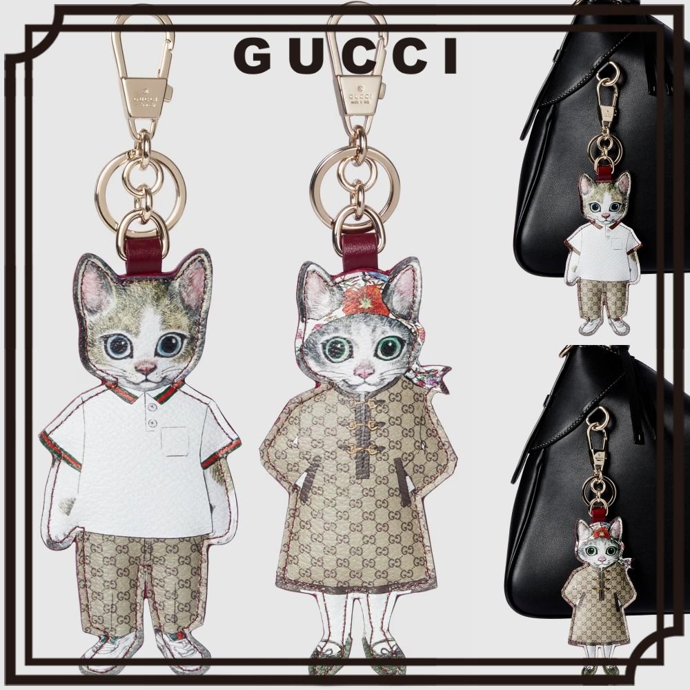 日本限定】GUCCI ヒグチユウコ 猫 チャーム 直営買付 すぐ届く (GUCCI
