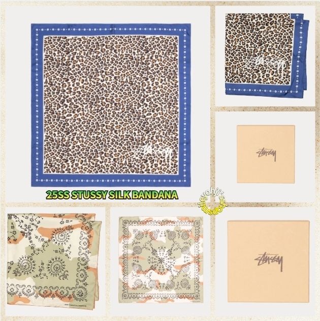 ☆25SS 大人気☆STUSSY SILK BANDANA (STUSSY/ハンカチ) 118844770