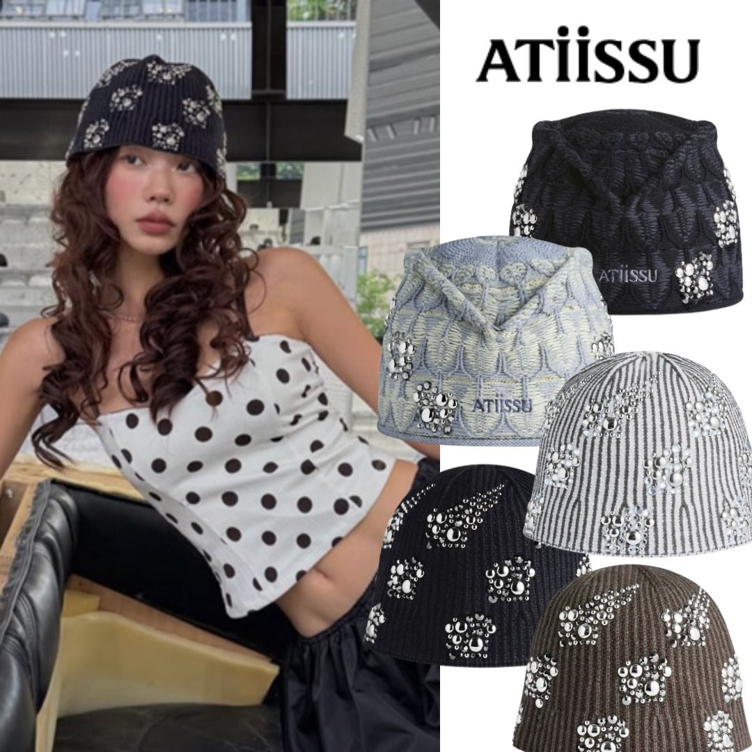Atiissu 25SS / Shine Beanie Sparkle B Beanie (ATiiSSU/ニット