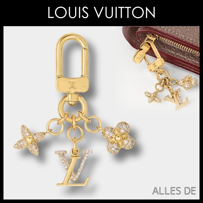お財布にも】LOUIS VUITTON マイクロ チャーム LVアイコニック (Louis