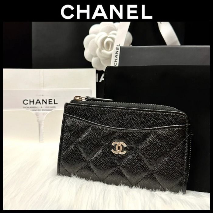 定番人気☆CHANEL☆クラシック ジップ カードケース (CHANEL/財布