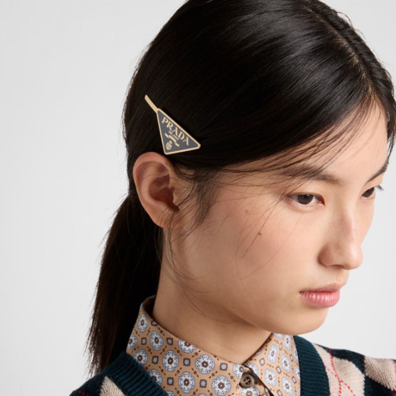 PRADA】プラダ メタル ヘアピン (PRADA/ヘアアクセサリー