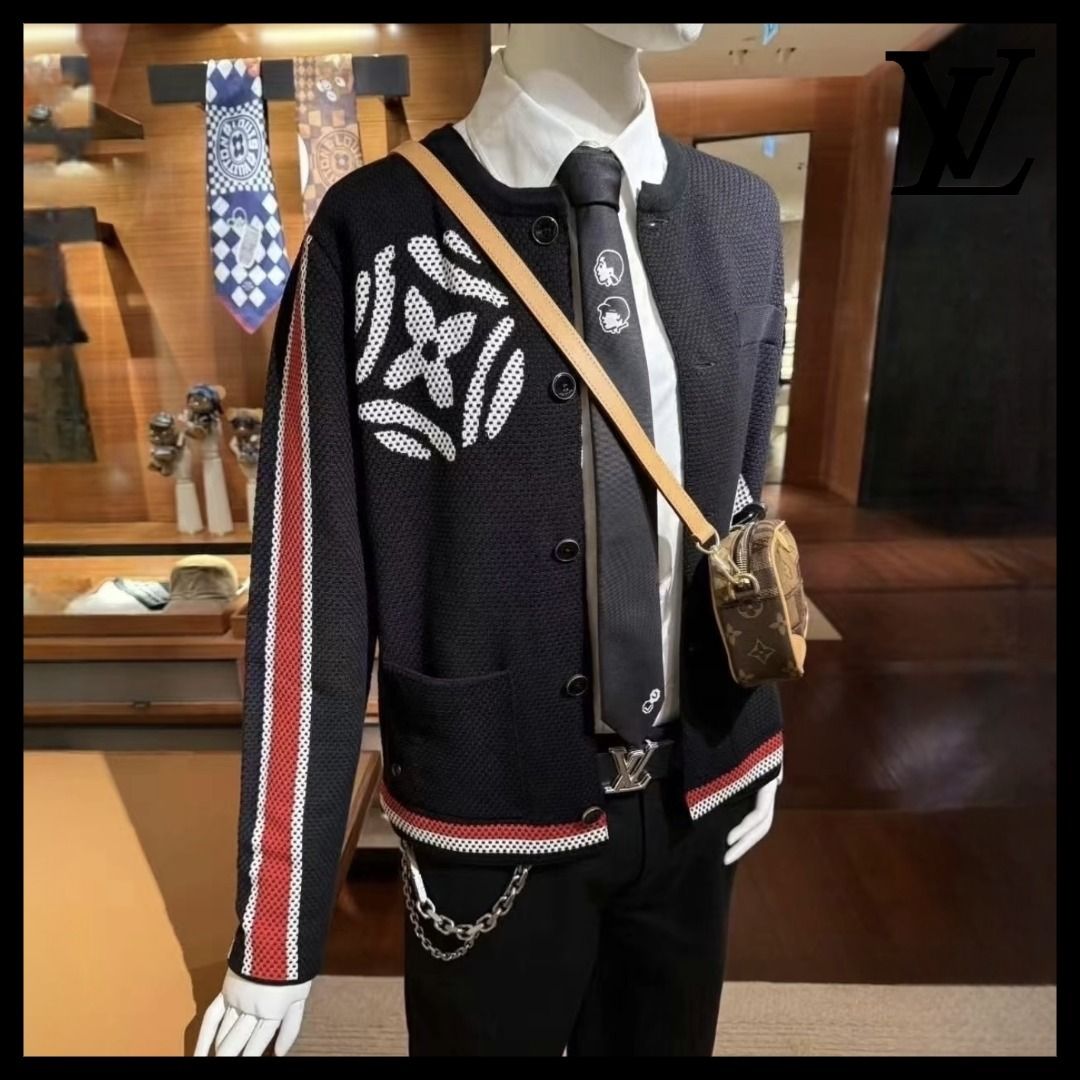 いつでもお洒落に】Louis Vuitton☆ニットコットンジャケット (Louis