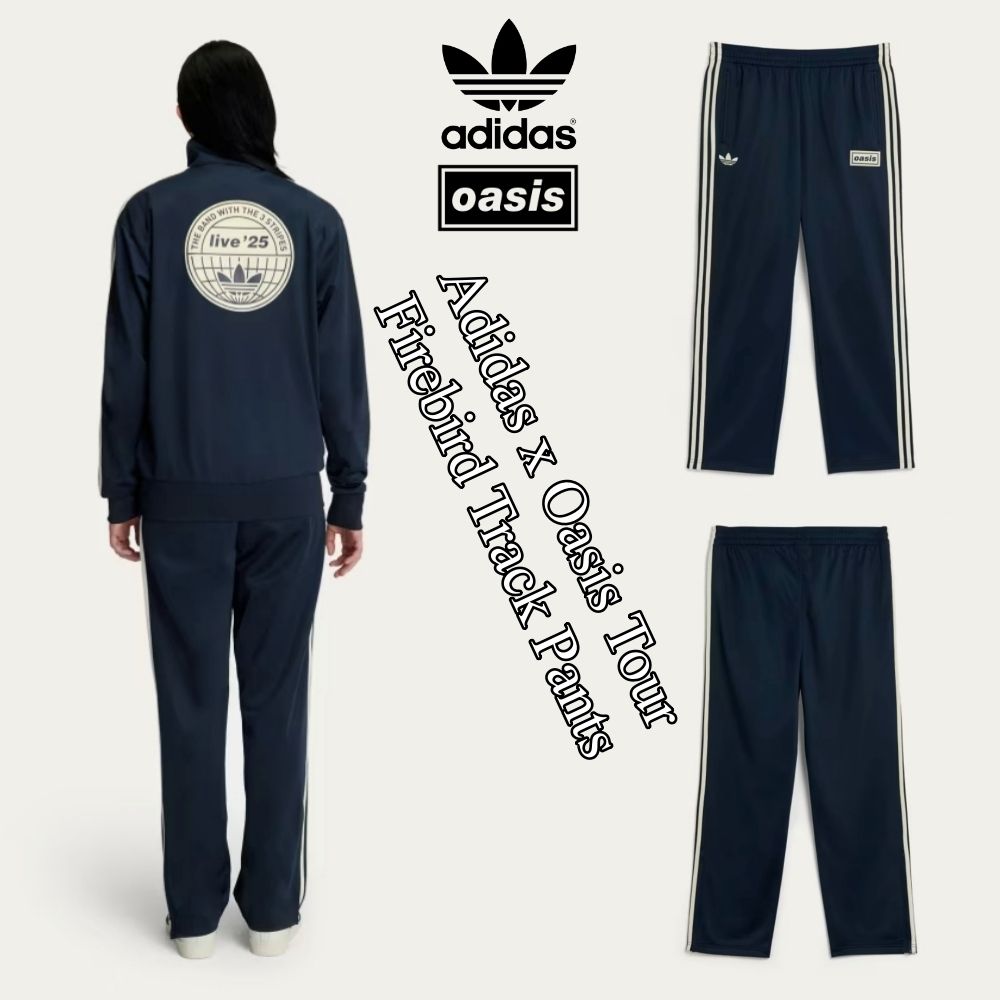 Adidas x Oasis Tour】Firebird Track Pants☆Indigo☆2025☆ (adidas