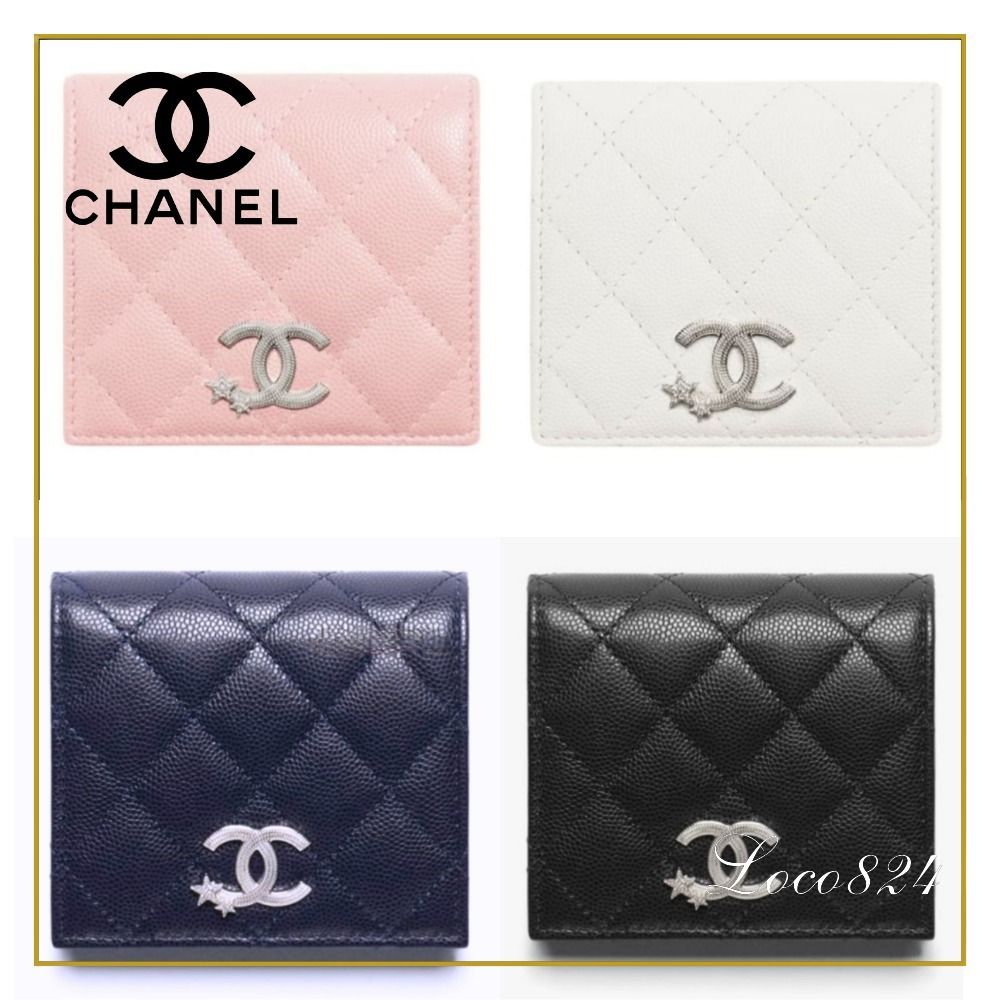 日常に、きらめき♪】シャネル スターロゴ 二つ折りウォレット (CHANEL