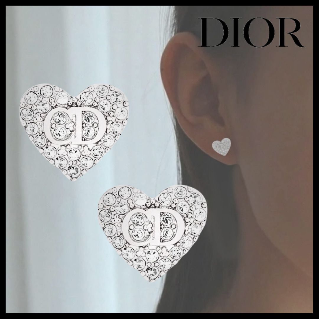 贅沢に光る【DIOR】Clair D Lune スタッドピアス (Dior/ピアス
