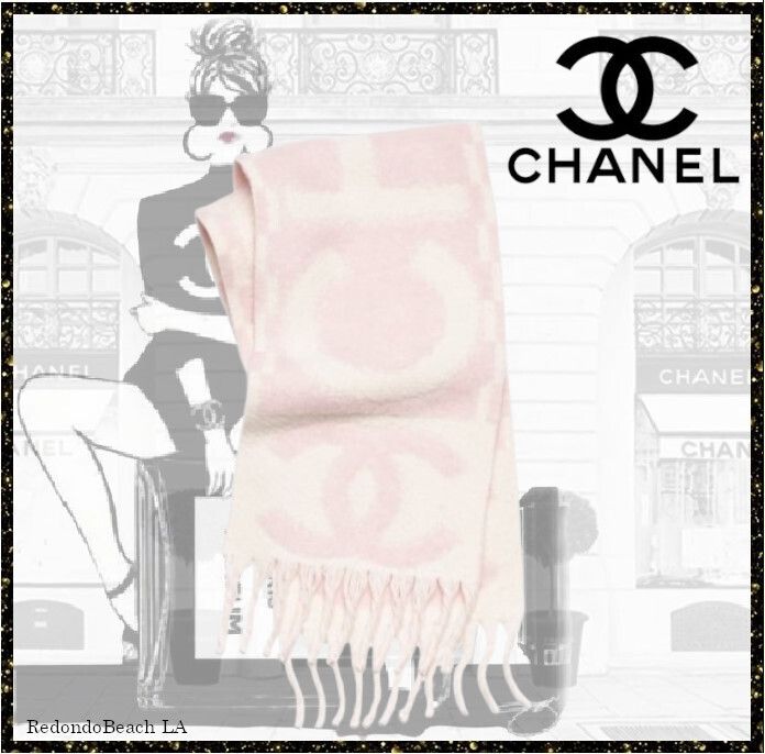 この冬は愛されピンクコーデ】CHANEL☆マフラー☆25K限定 (CHANEL