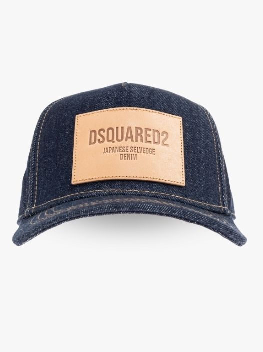 DSQUARED2☆ ロゴ デニム ベースボールキャップ (D SQUARED2/キャップ