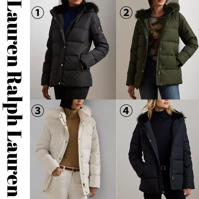 Ralph Lauren】☆ダウンコート☆ Faux-Fur Hooded Puffer Coat (LAUREN