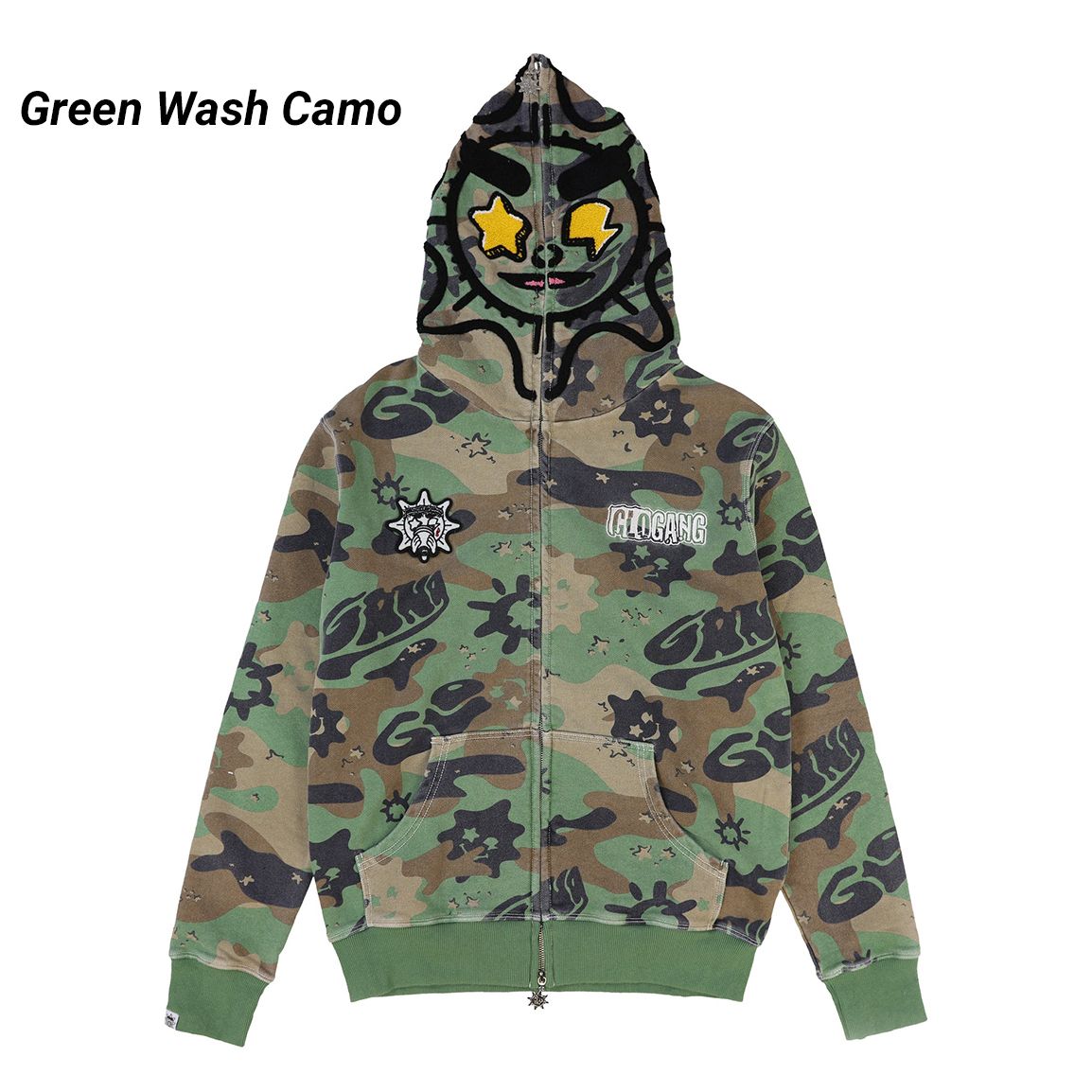 ◇GLOGANG◇Glory Full Zip パーカー フーディ 4color 送料込 (Glo