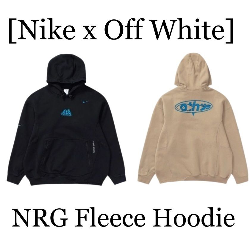 Nike x Off-White】NRG Fleece Hoodie (Off-White/パーカー・フーディ