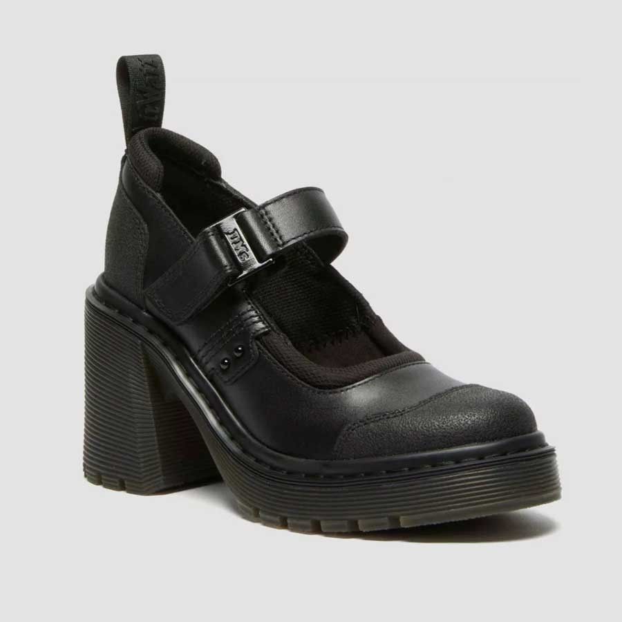 Dr Martens☆EVIEE TECH☆メリージェーン☆厚底☆BLACK (Dr.Martens