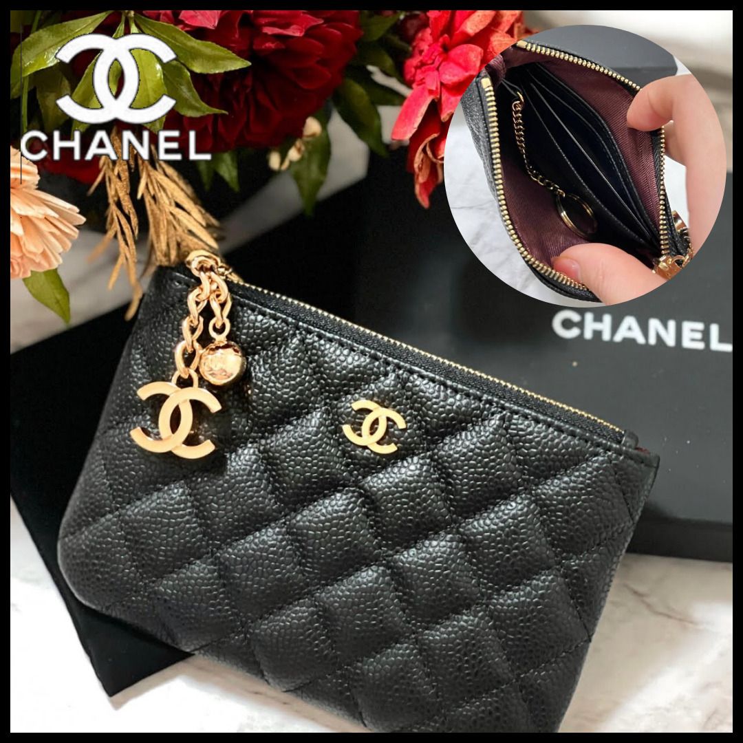 使い勝手様々】CHANEL カードケース キーリング ブラック (CHANEL/キー