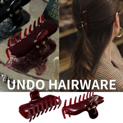Undo Hairware】No. 4 Claw クリップ ボルドー (UNDO HAIRWARE/ヘア