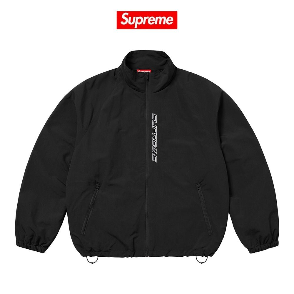 SUPREME】 Contrast Zip Track Jacket Black - 25SS (Supreme/パーカー