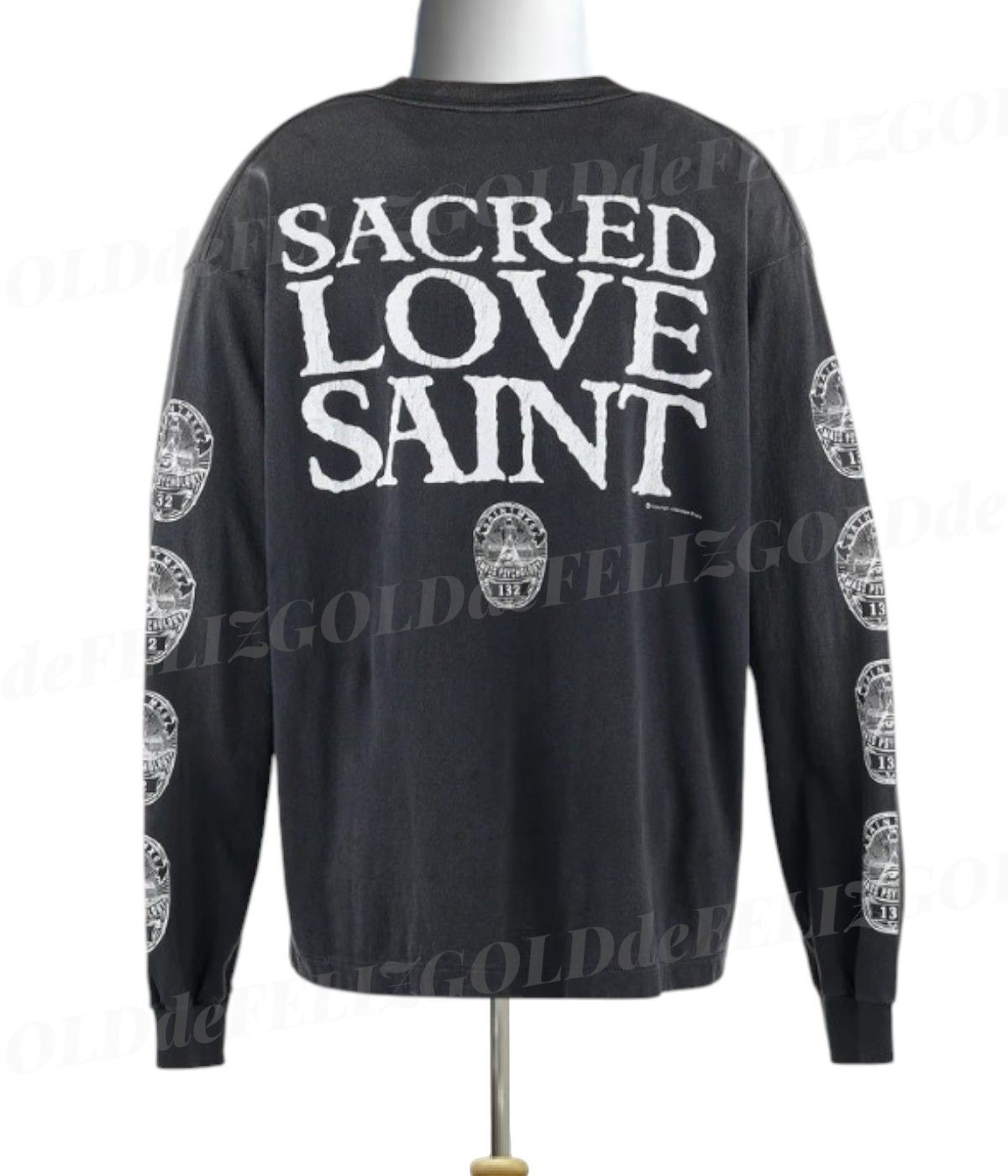 すぐ届く 芸能人愛用ブランド セントマイケル LOVE SAINT ロンT (Saint